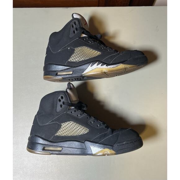 Jordan 5 Retro Black Metallic Men’s 8.5 - Picture 3 of 11